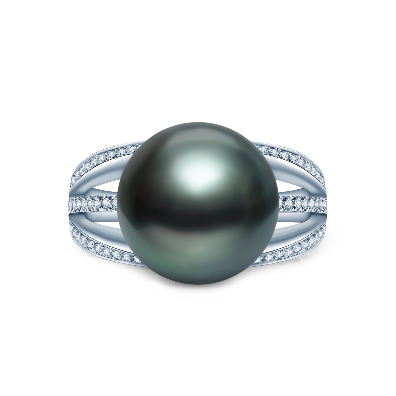 Mobius Ring Black Butterfly RI010