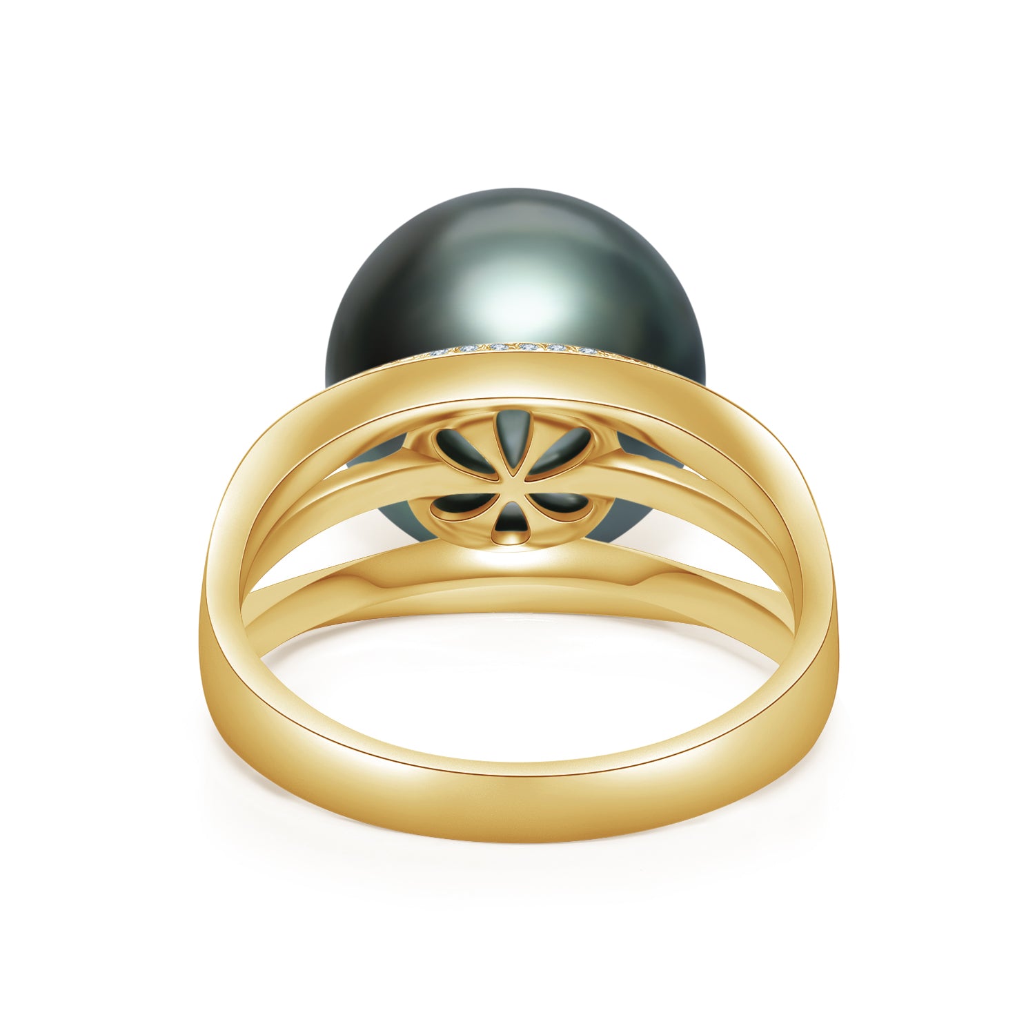 Mobius Ring Black Butterfly RI010