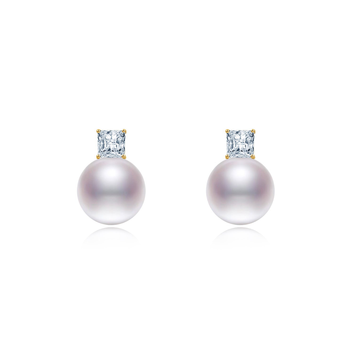 Princess Cut Earrings ER015