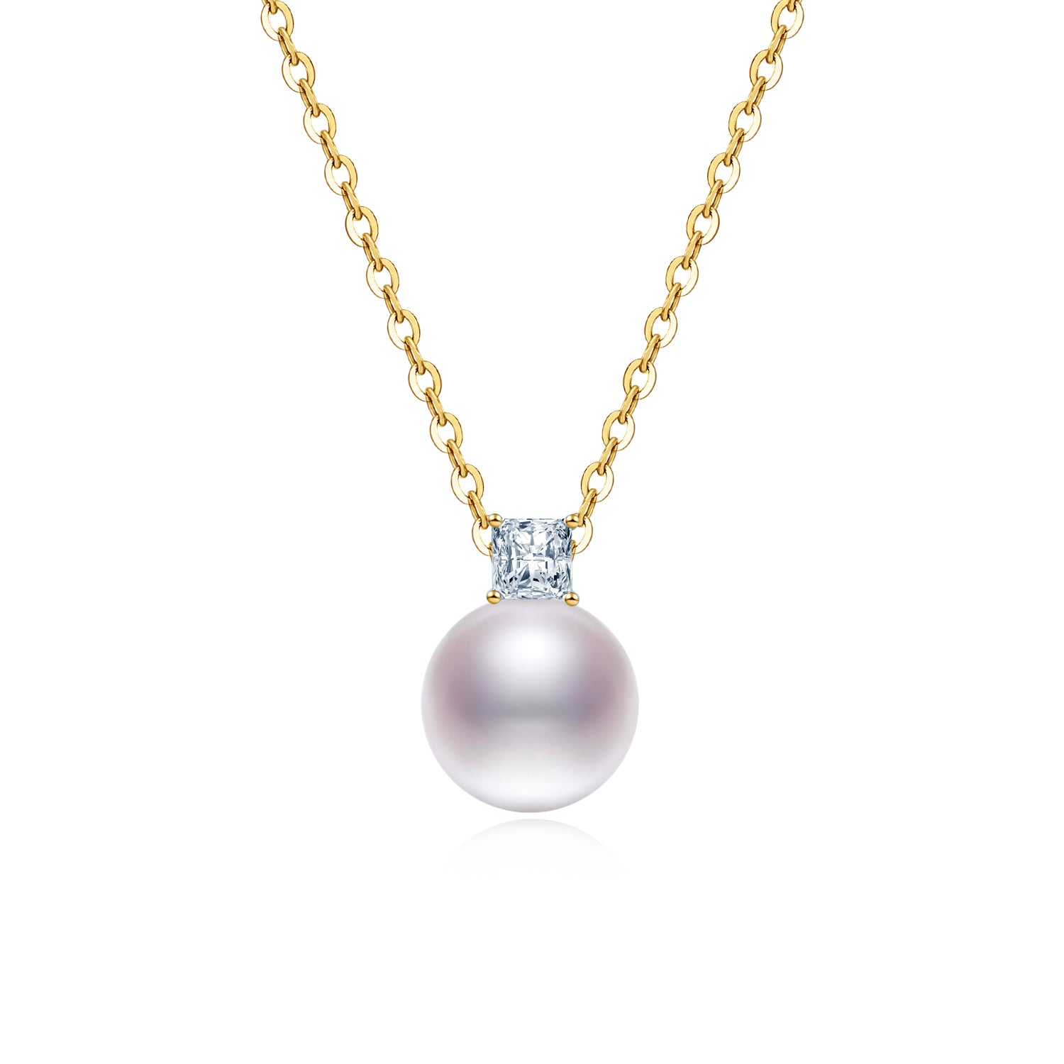 Princess Cut Necklace NE013