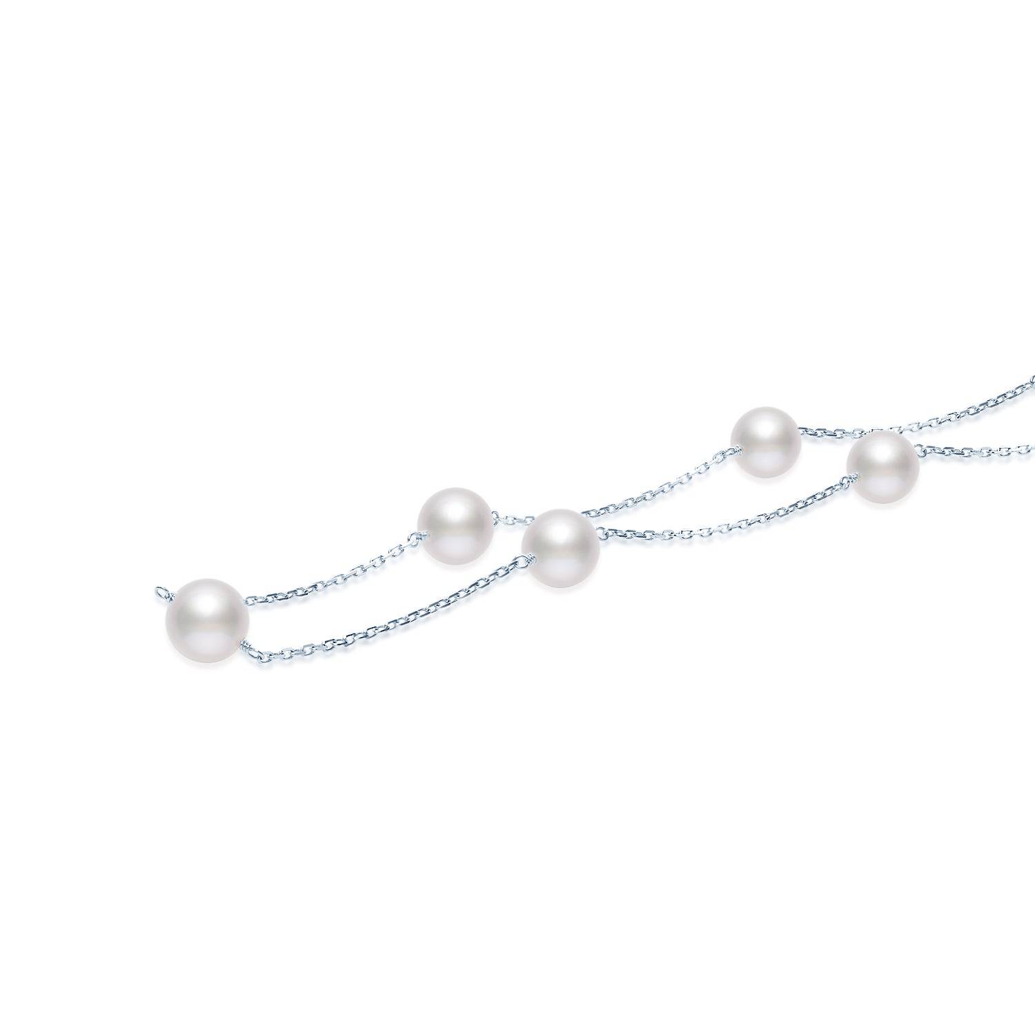 Akoya Station Necklace NE021