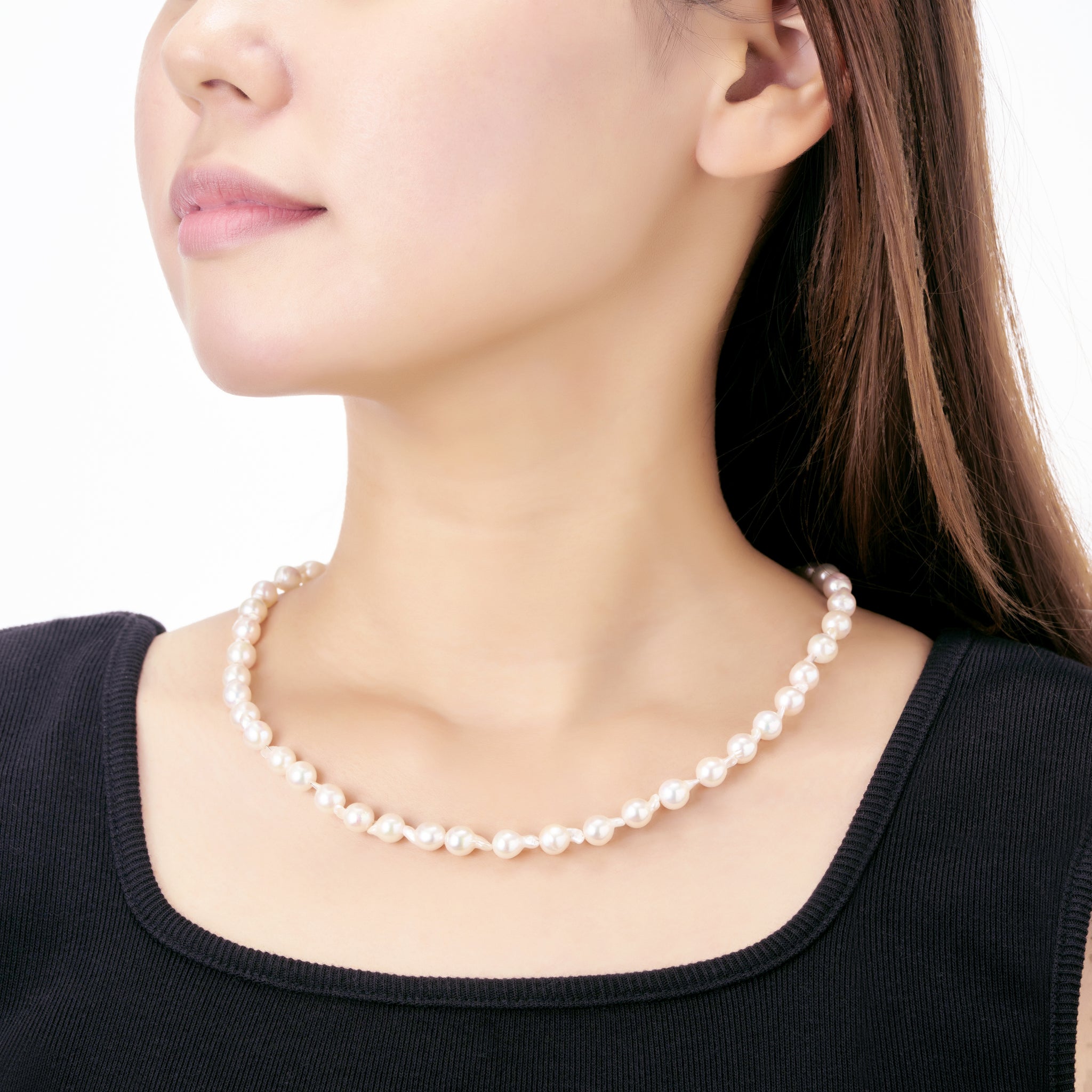 Akoya Baroque Necklace NE023