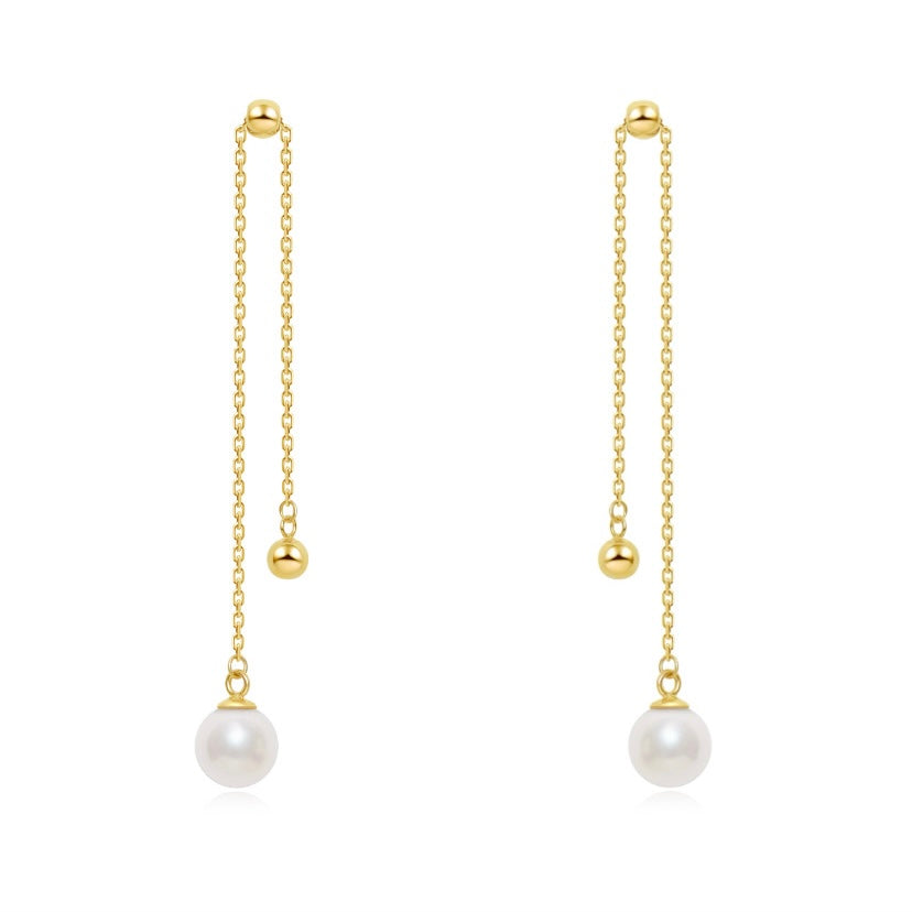 Akoya Chain Earrings ER029