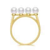 Four Pearls Ring RI018