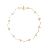 Floating Necklace NE024 Gold Color