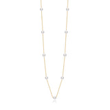 Freshwater Pearl  Station Necklace NE031