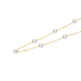 Freshwater Pearl  Station Necklace NE031