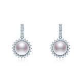 Akoya Sunflower Swing Earrings ER040