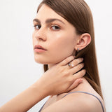 Contrast earrings ER004